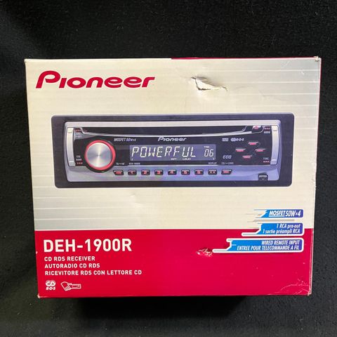 Pioneer radio/ cd spiller ny