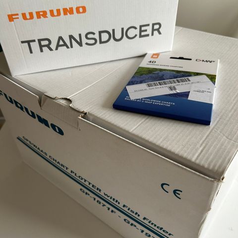 Furuno kartplotter GP-1871F/Transducer/C-Map (ikke brukt og inkl noe garanti)