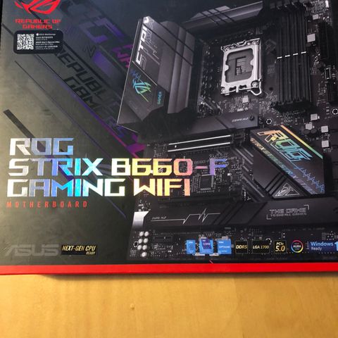 ASUS ROG STRIX B660-F GAMING WIFI Hovedkort