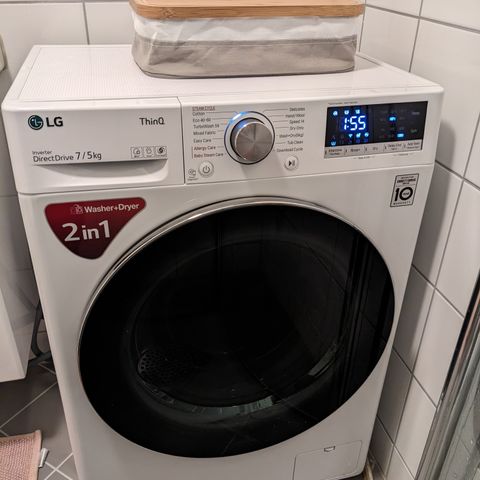 LG  vaskemaskin/tørketrommel
