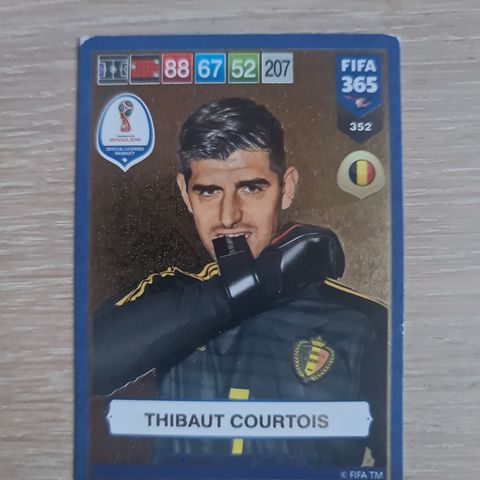 THIBAUT COURTOIS BELGIUM FIFA WORLD CUP HEROES FIFA 365