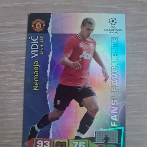 Panini Adrenalyn XL Champions League 11/12 - 311 - Nemanja Vidic FANS FAVORITE