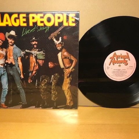 Vinyl, Village people, Live and sleazy, DS 4060 Dobbel LP