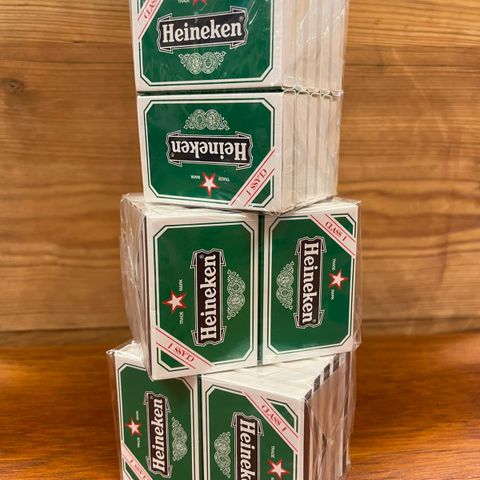 Heineken 10-pk fyrstikker -nye i plast!