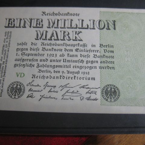 1 million mark 1923 unc