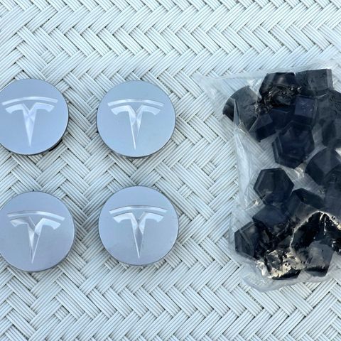 Tesla Model S.3.X.Y Senterkopp sett (Sølv)