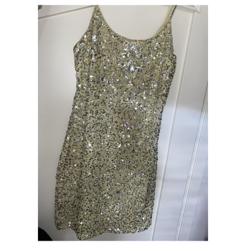 Glitter kjole fra Missguided str 38