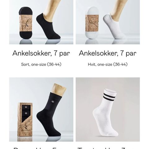 Bambusa sokker - diverse varianter - halv pris!