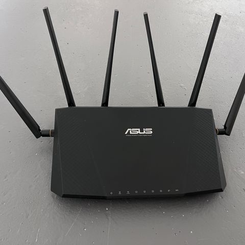 ASUS RT-AC3200 - Trådløs ruter - Wifi router - 6 antenner - BUD MOTTAS