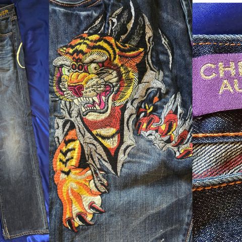 Ubrukt limited edition Christian Audigier bukse