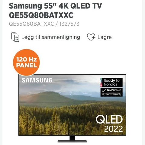 Samsung 55" 4K QLED TV