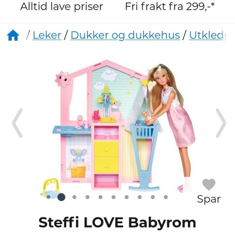 Gravid barbie med Stellebord