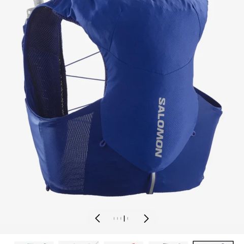 Salomon adv skin 5 løpevest med drikkeflasker str S