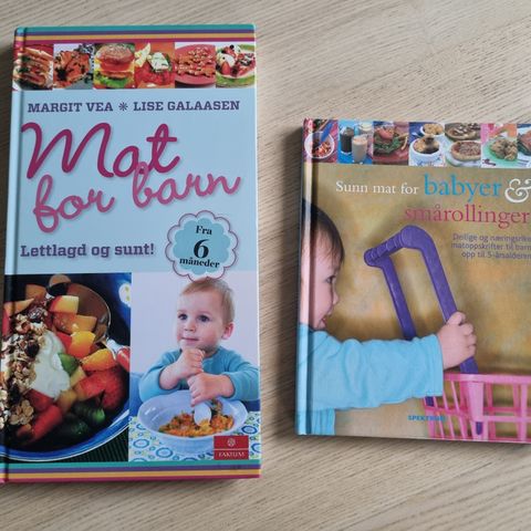 Kokebøker til baby & småbarn