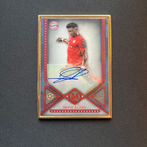 David Alaba gold frame auto /25 (topps museum 2020)