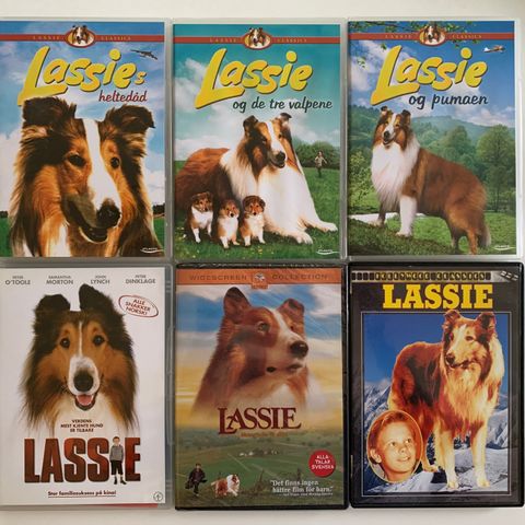 Lassie DVD samling (norsk tekst)