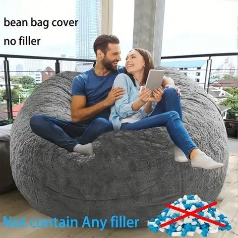 Grå Bean bag