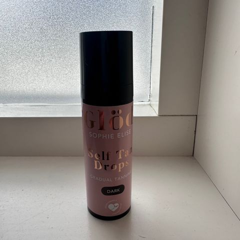 Glöd self tan drops, dark (kjøpt i går lørdag 29.6.)