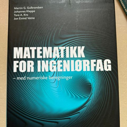 Pensumbøker i matte til ingeniørfag