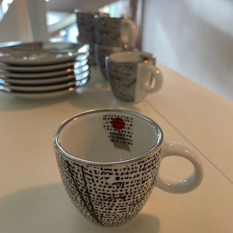 Espresso kopper m/skål fra Porsgrund Porselen