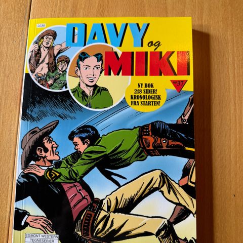 Davy og Miki. Tegneseriebok. Nr. 37