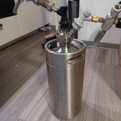 Øl Growler Keg med Mini Keg Dispenser ,Tap Dispenser System.