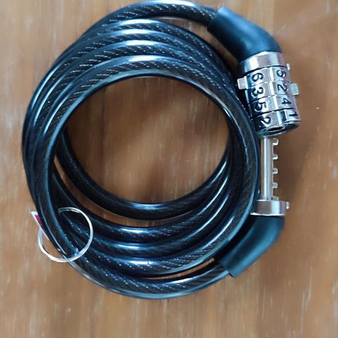 Heavy-Duty Black Bike Lock