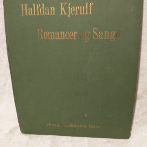 Romanser og Sanger, av Halfdan Kjerulf