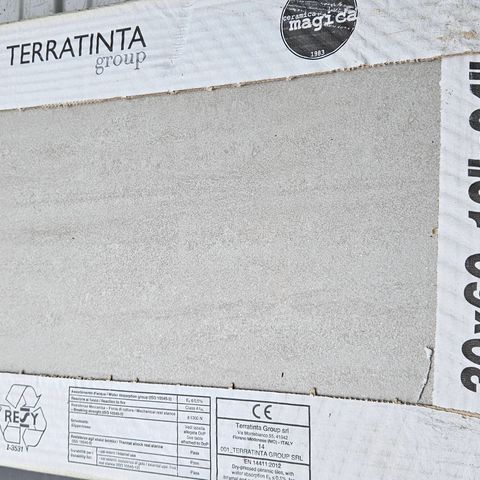 Fliser 30×60 betong grå