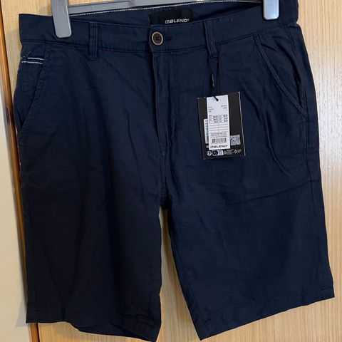 Ny lin/bomull shorts fra Blend, Str. L