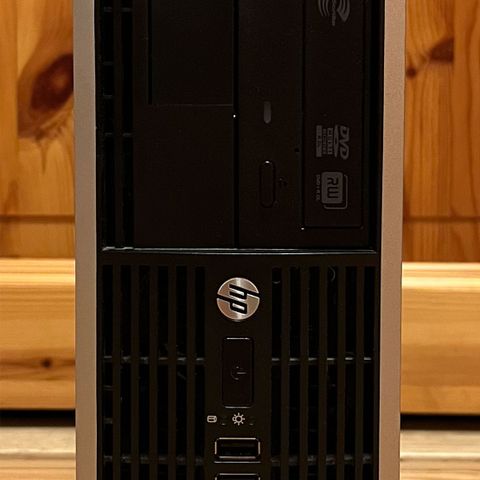 HP Compaq 8200 Elite (SFF) med Windows 11 Pro, 8GB RAM, 120GB SSD og 1TB HDD