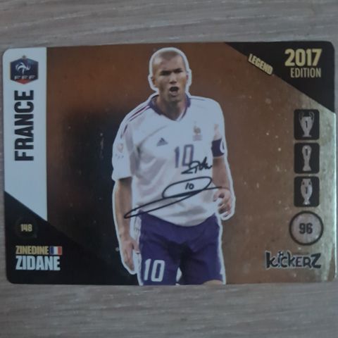 2017 Kickerz Legend Zinedine Zidane #148