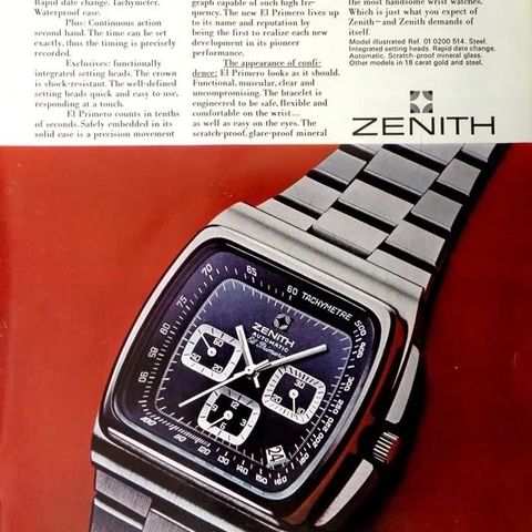 Zenith 01.0200.415 BIG BLUE