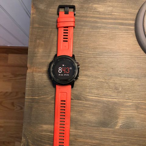 Garmin Fenix 5x pluss saphireglass