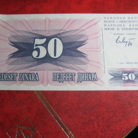 50 dinara  Bosnia