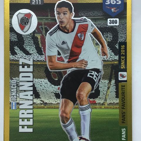 Fotballkort - IGNACIO FERNANDEZ - RIVER PLATE - FANS FANS’ FAVOURITE Nr.300