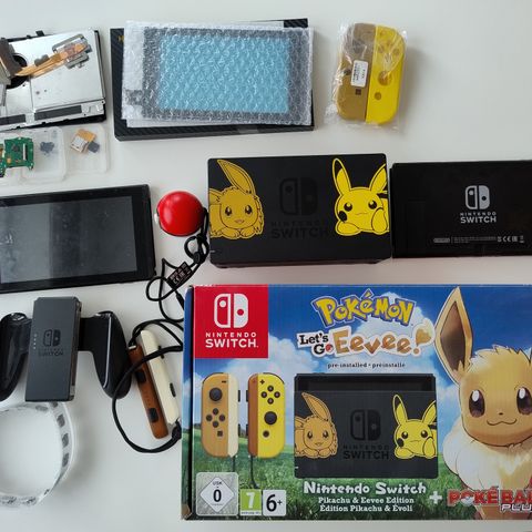 2 stk Nintendo Switch selges, en Pokemon Edition, LES ANNONSEN