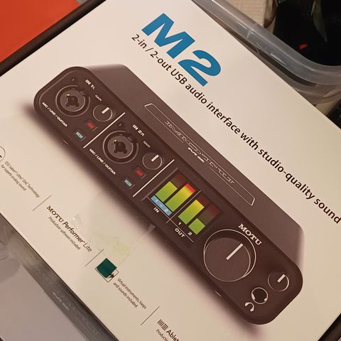 Motu M2 Audio Interface