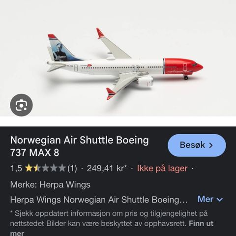 Ønsker å kjøpe Norwegian 737 max-8