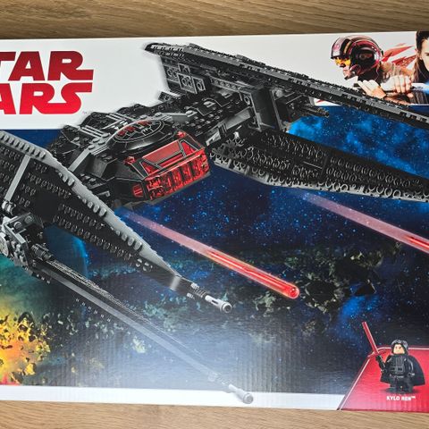 Star Wars LEGO 75179 Kylo Ren's TIE Fighter uåpnet