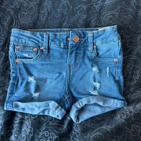 Denim shorts - Str.98-104 - som ny