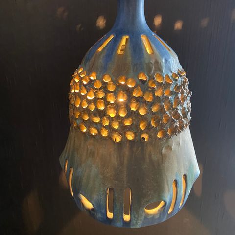 Retro keramikk lampe