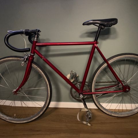 Oppusset Vintage Single Speed / Fixed Gear / Fixie sykkel selges