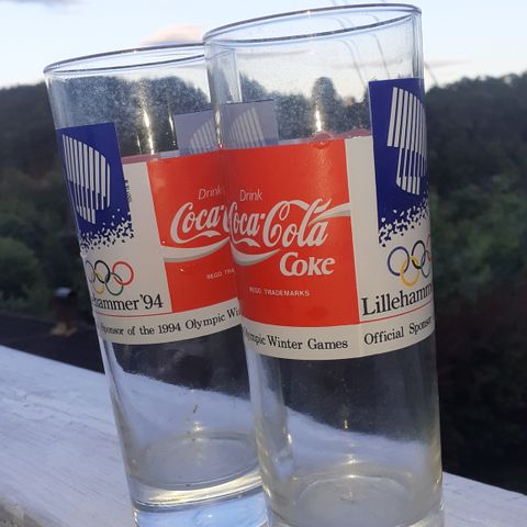 Coca Cola glass - 1994 OL Lillehammer