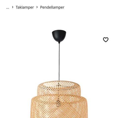 SINNERLIG Taklampe fra ikea