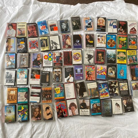 Diverse gamle kassetter