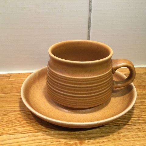 Kopp og skål. Denby Langley Canterbury.