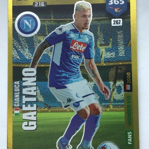 Panini - GIANLUCA GAETANO - NAPOLI - FANS WONDER KID Nr.267