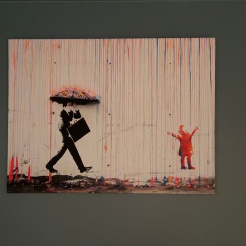 Banksy, Raining på lerret