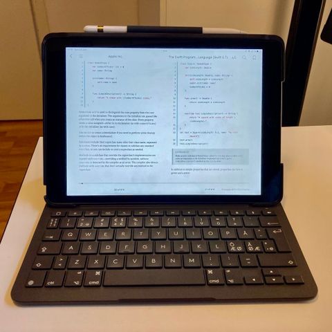 Logitech slim folio deksel